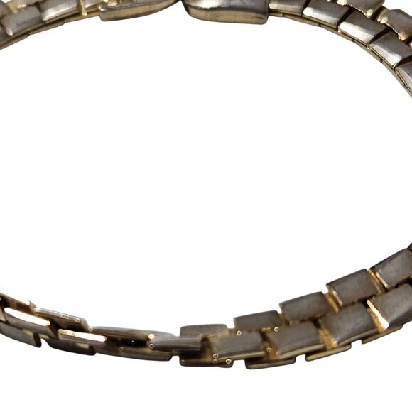 Elegant Vintage Napier Gold Tone Linked Bracelet Classic Fashion Jewelry Women - Picture 2 of 5